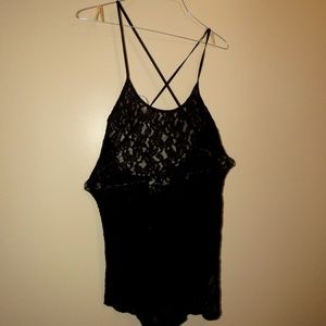 Victoria's Secret Black Lacey Baby Doll Lingerie S